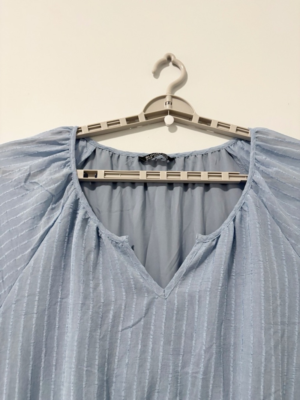 BloomChic Light Blue Peasant Dress Womens Size 18-20 Cottagecore Prairie Boho - Picture 10 of 12